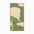 Green & White Flower Wall Art