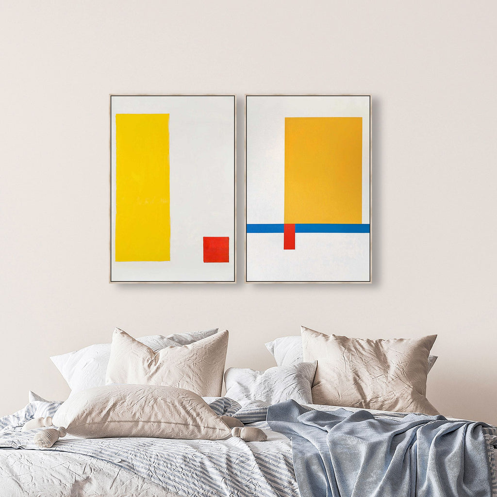 Oliver Gal Solstice Block Set Wall Art