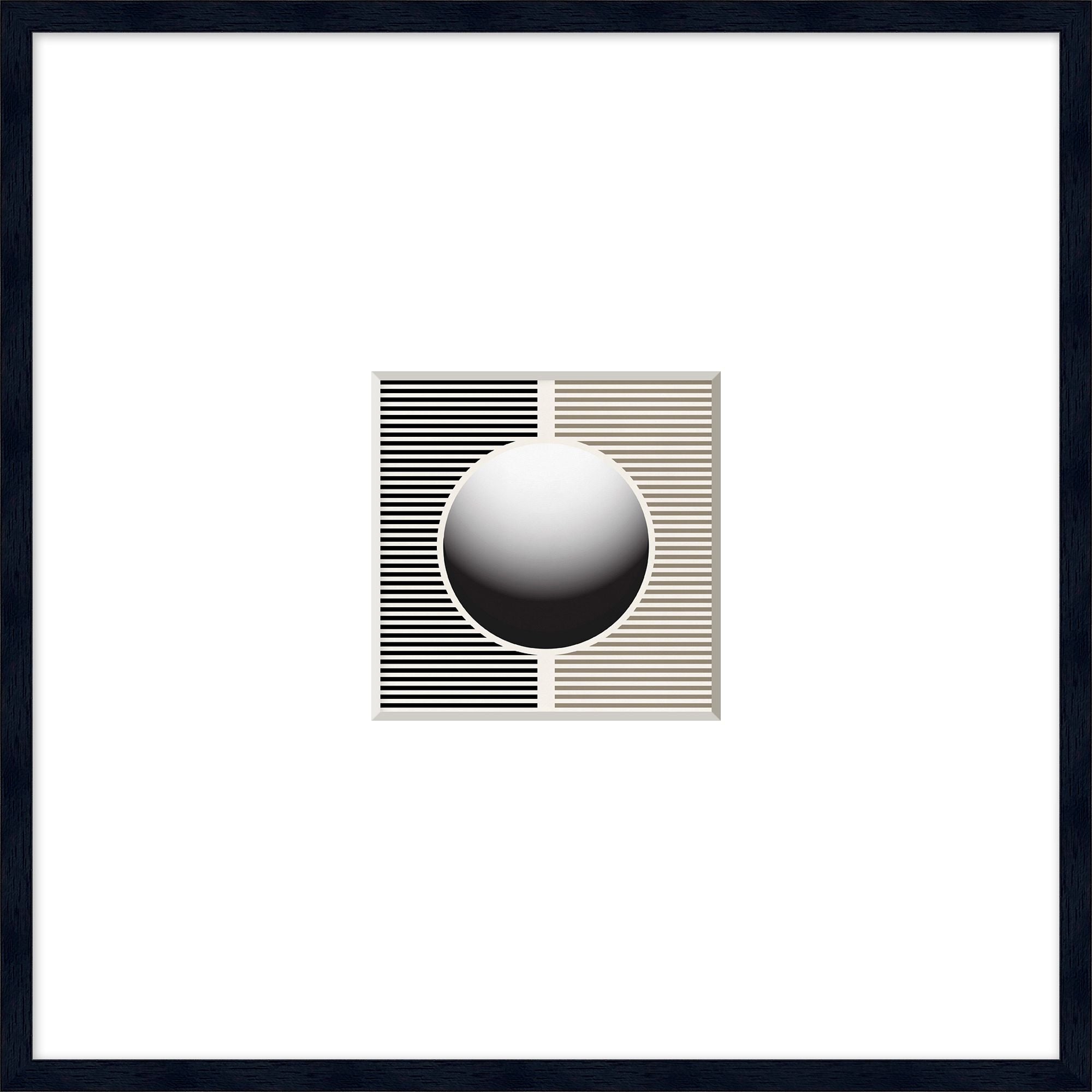 Gradiated Ball Framed Wall Art