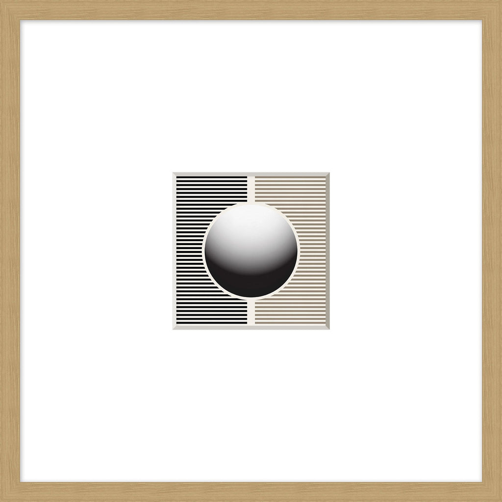 Gradiated Ball Framed Wall Art