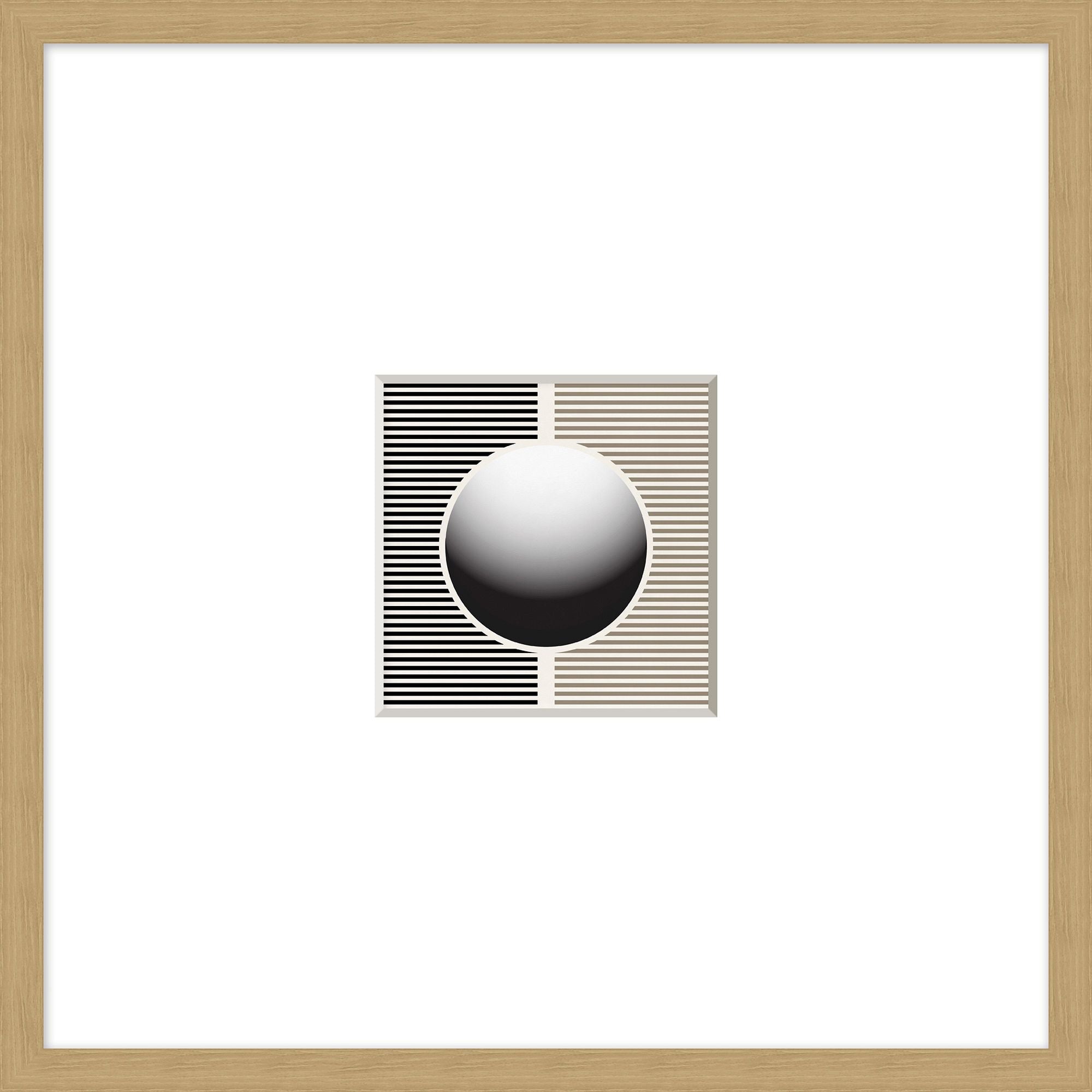 Gradiated Ball Framed Wall Art